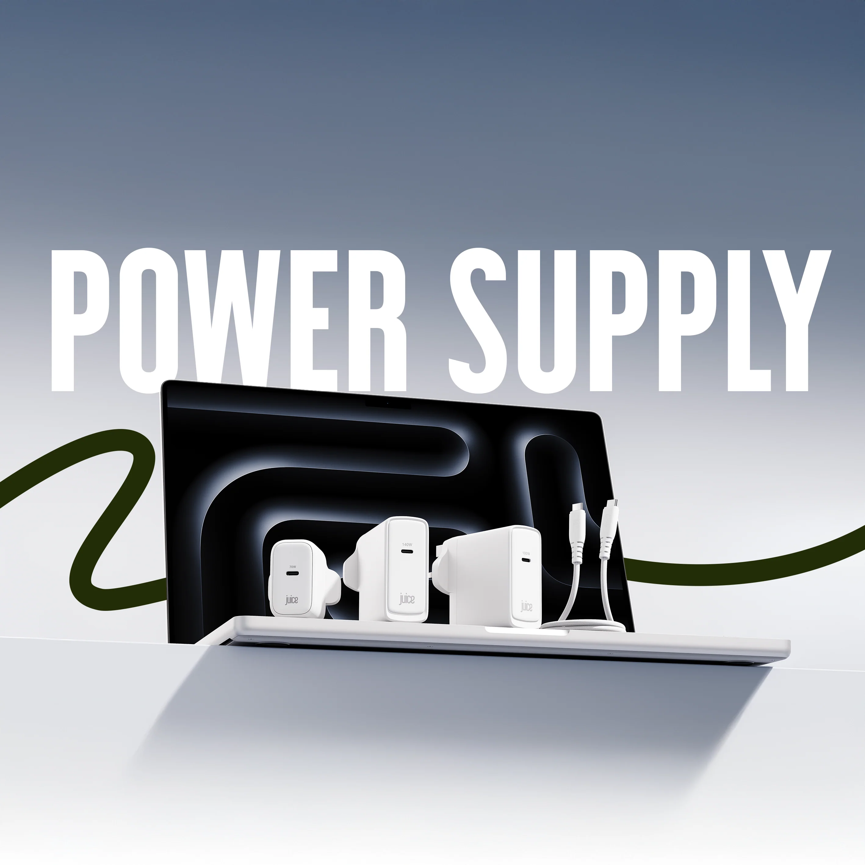 Juice 70W USB-C Fast Charger Plug with 2m Cable – GaN Power for MacBook, Laptop & Phone - Image 8